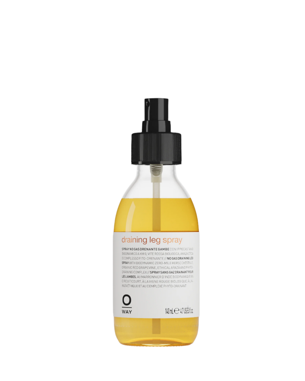 draining leg spray