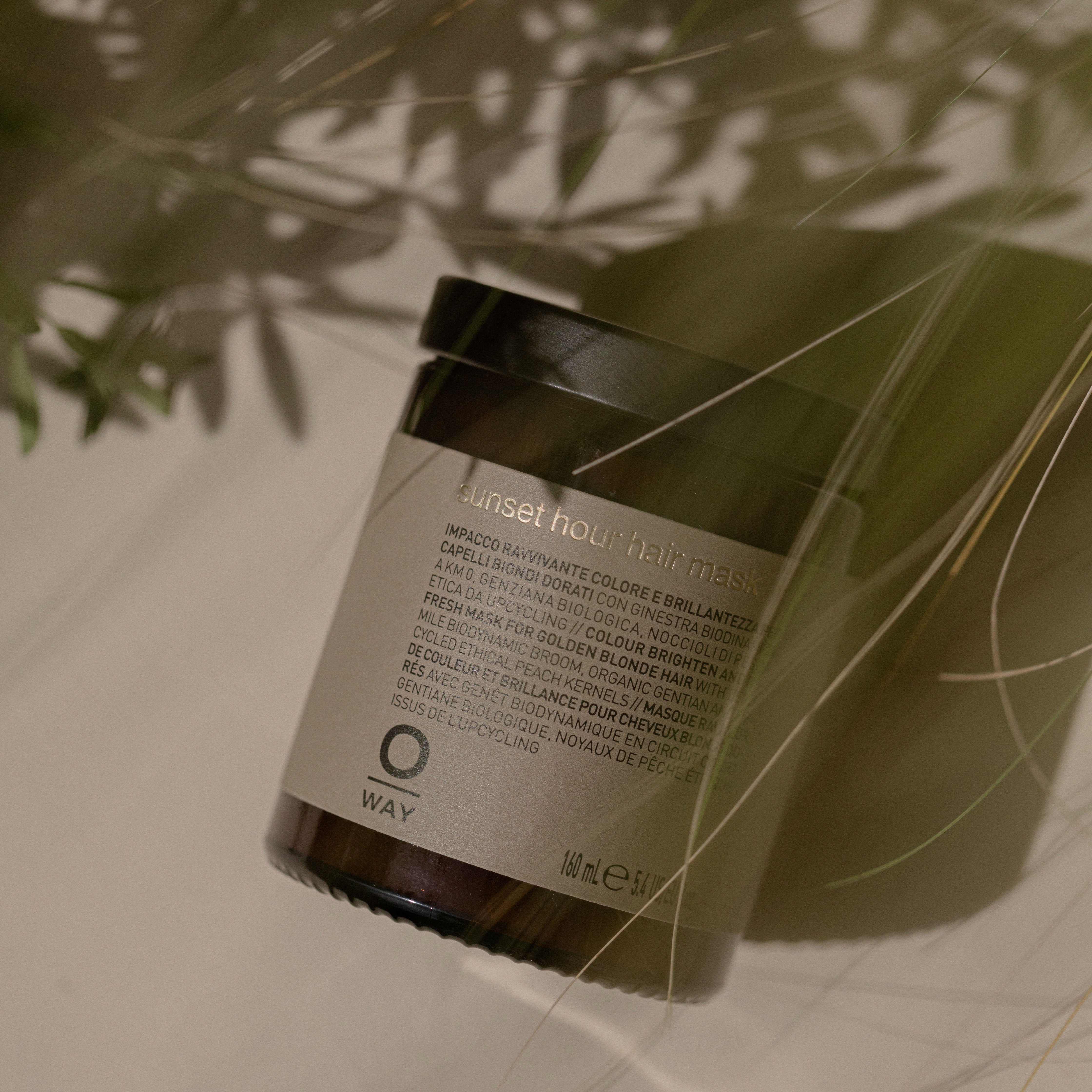 sunset hour hair mask: mask for golden blonde hair | OWAY