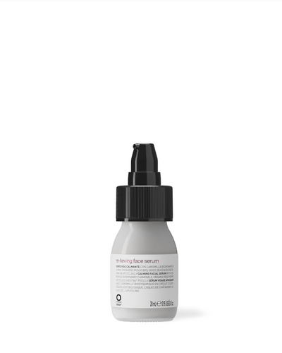 flacone in vetro con dispenser da 28ml di re-lieving face serum 