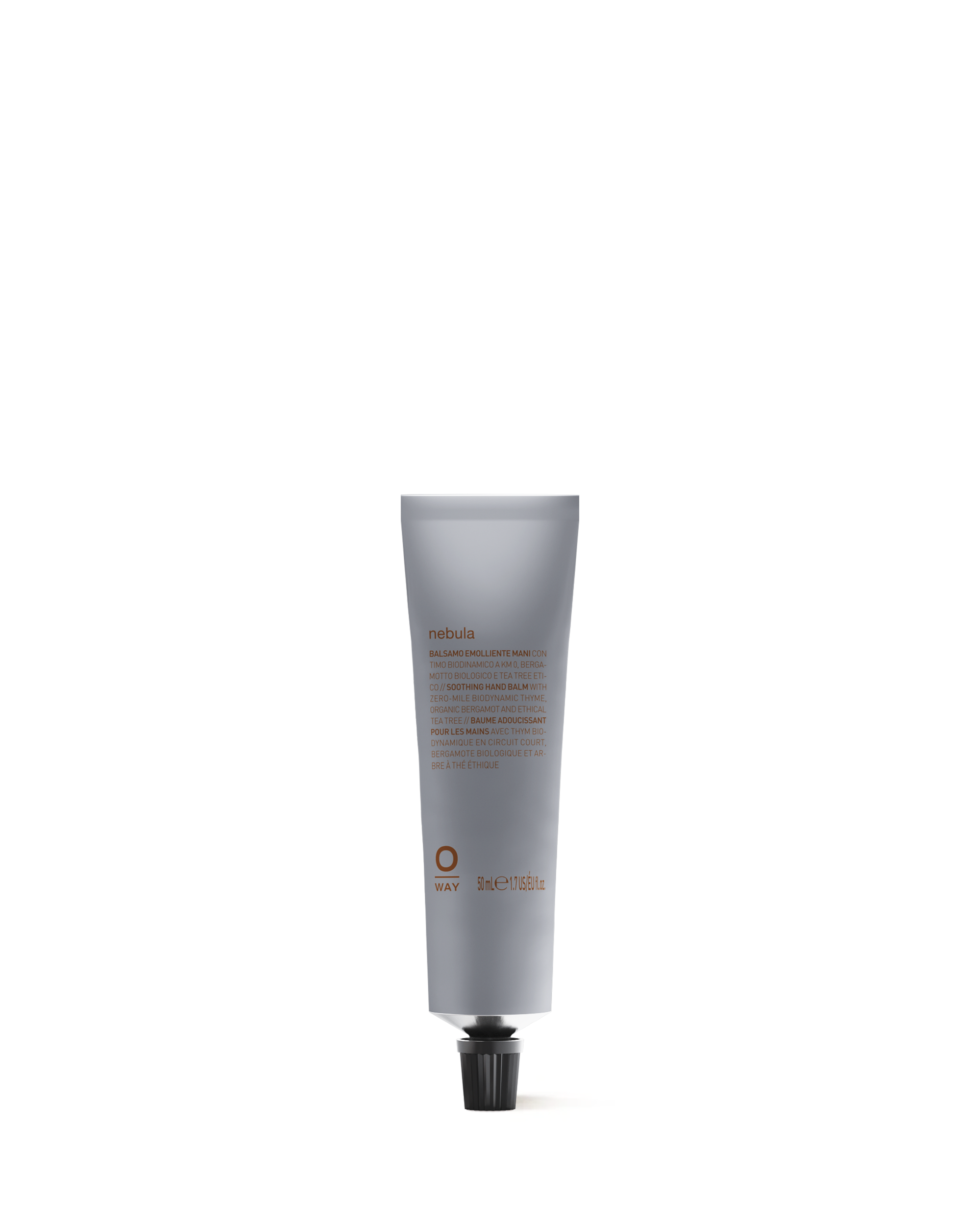 tubo in alluminio da 50ml di nebula, balsamo emolliente mani 