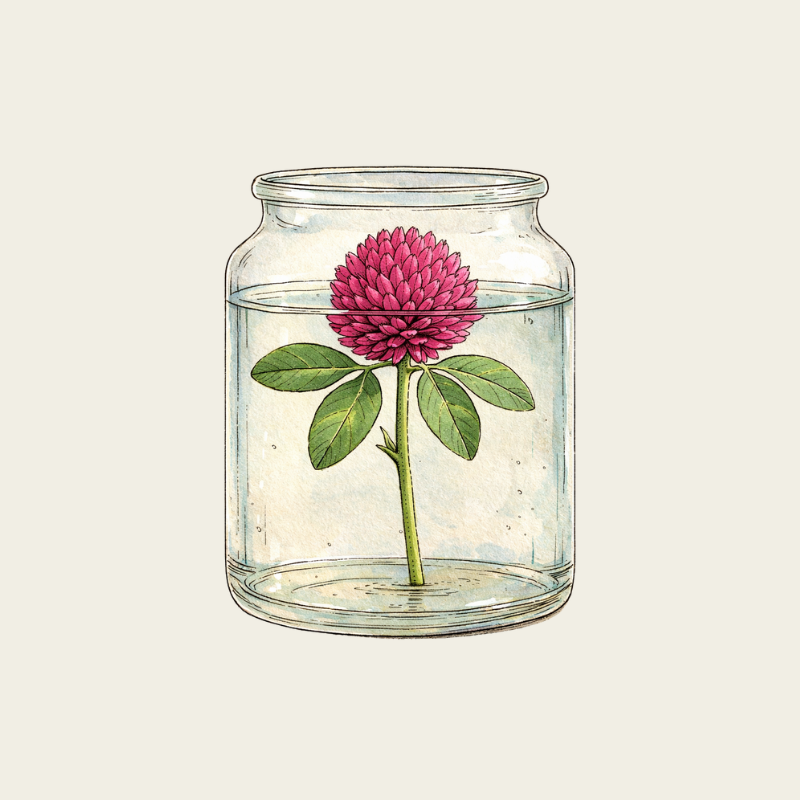 ESTRATTO DI GERMOGLI DI TRIFOGLIO ROSSO BIOLOGICO DA COLTIVAZIONE IDROPONICA