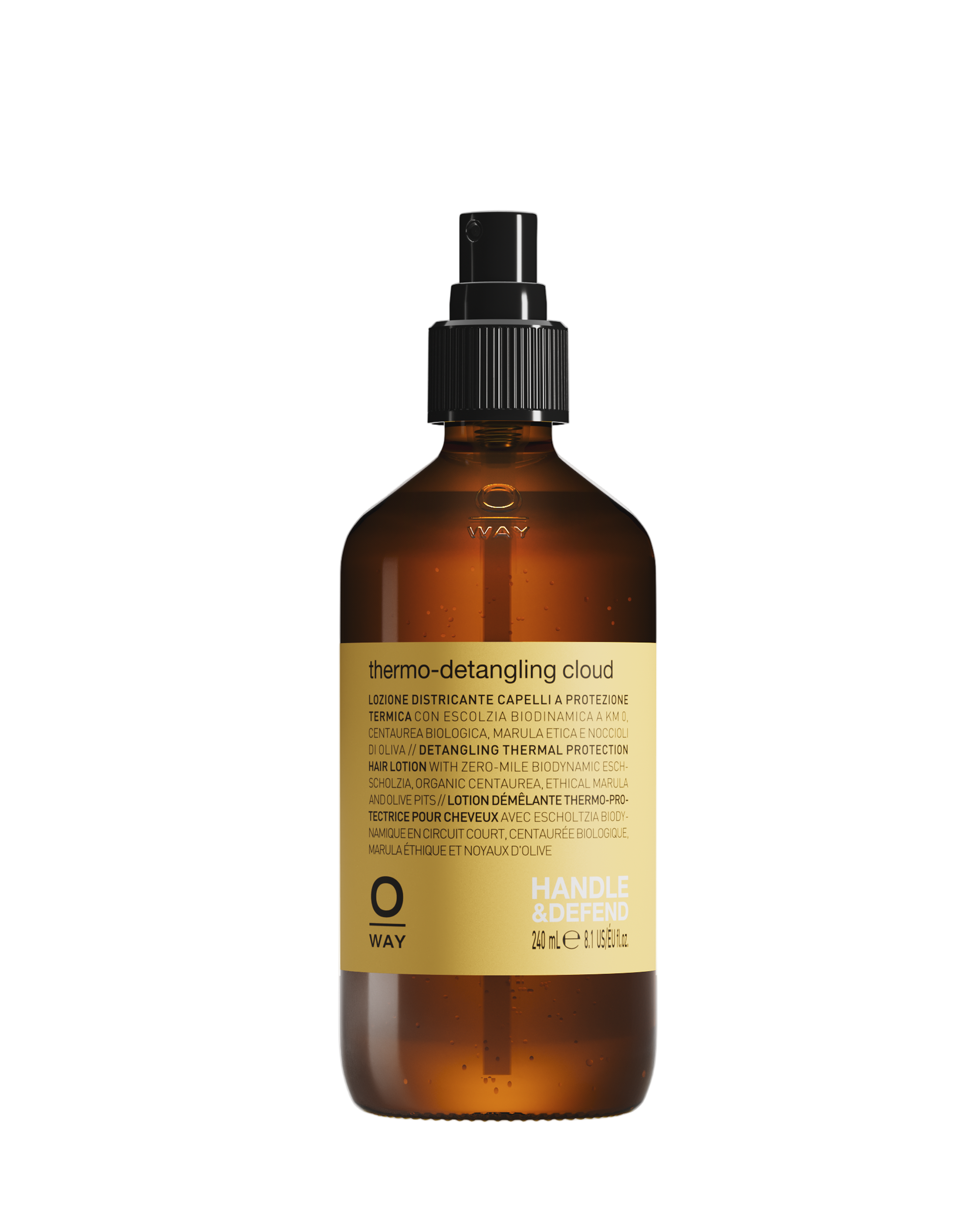 thermo-detangling cloud: heat-protecting detangling lotion | OWAY thermo-detangling cloud: heat-protecting detangling lotion | OWAY