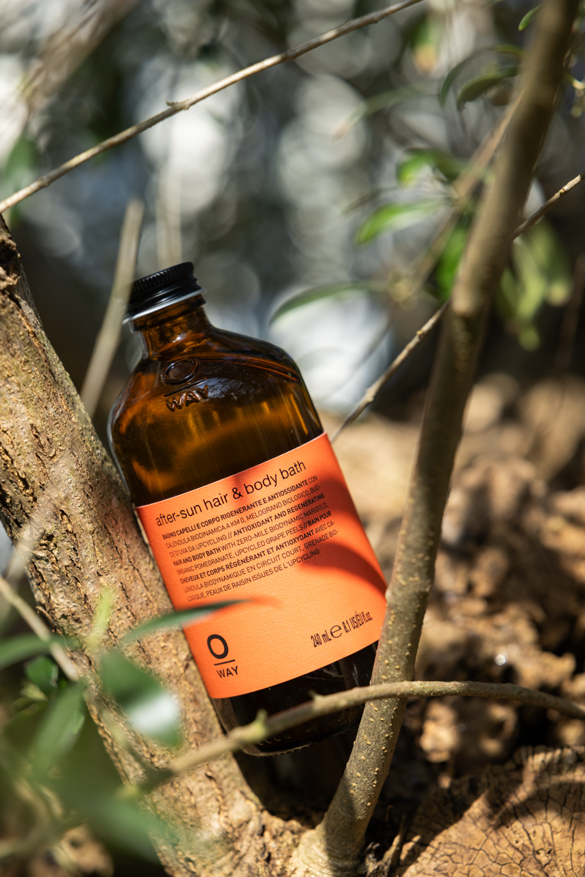 after-sun hair and body bath