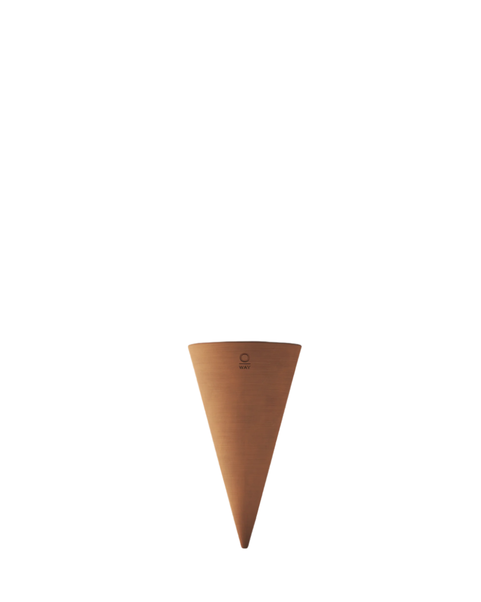 Cono, irrigatore per piante in terracotta