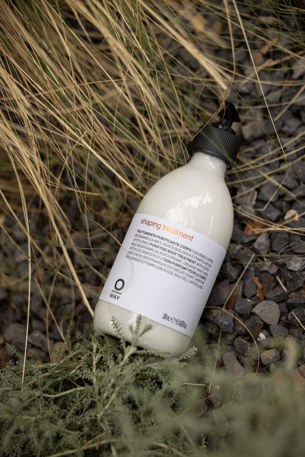Flacone in vetro con dispenser di shaping treatment da 280ml